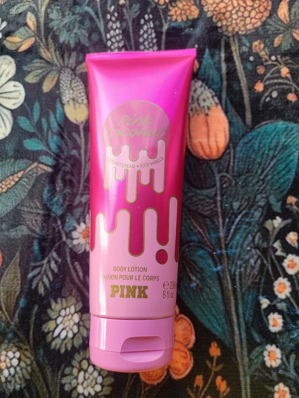 VICTORIA’S SECRET PINK COCONUT FRAGRANCE CREAM ICE VANILLA BODY LOTION 8 oz